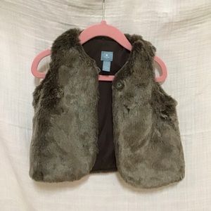 BabyGap Furry Vest, Toddler Girl, Size 2T